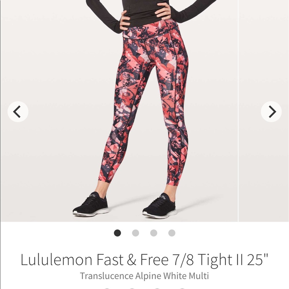 Lululemon fast and free sz 8.  Like new
